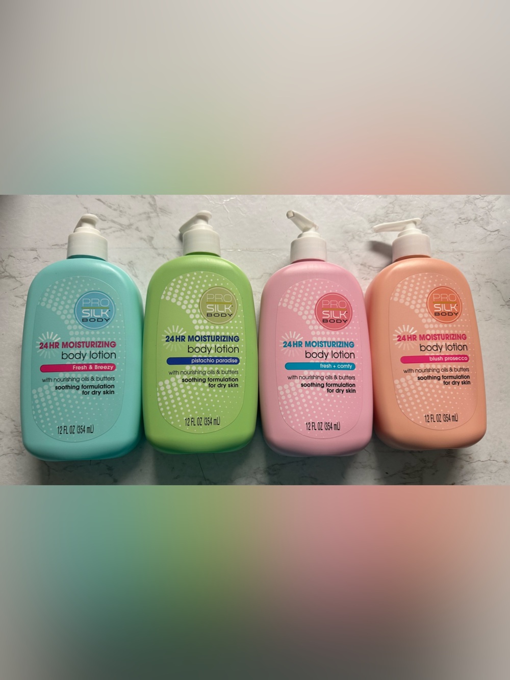 Pro Silk 24HR Moisturizing Body - 4 pieces